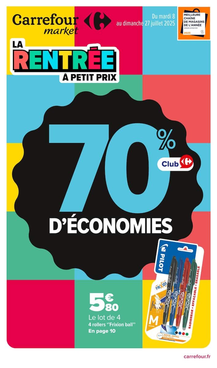 Carrefour Catalogue 📘 | Rentrée Scolaire à Prix Malins 🎓🖊️