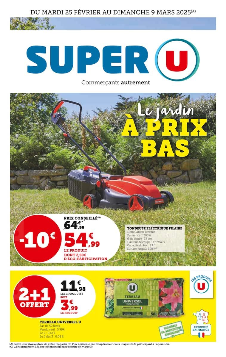 🌼🌿 Offres Printanières au Super U Jardin ! 🌞🛒