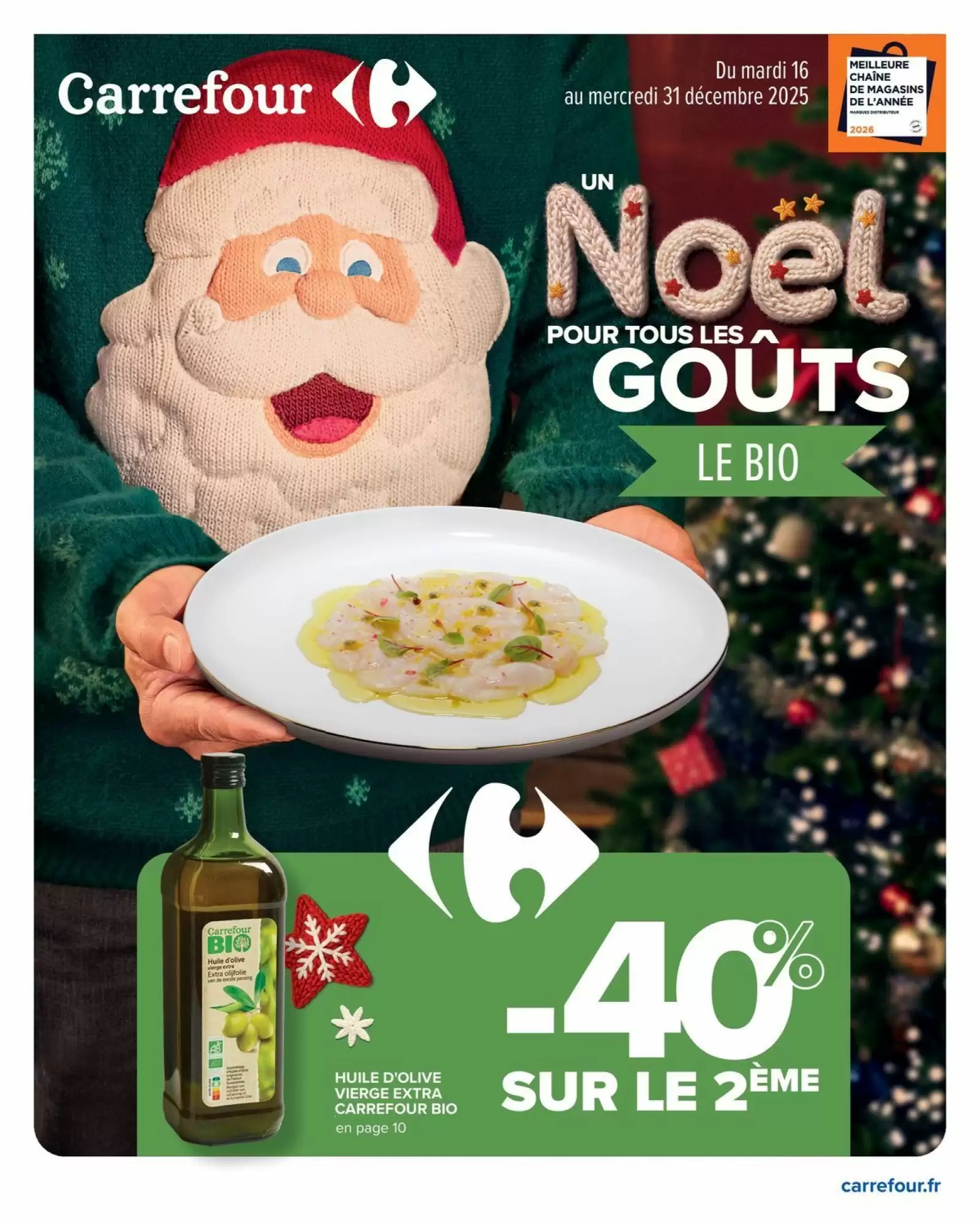 ✨ Carrefour : Prospectus Noël — Pour tous les goûts, même le bio