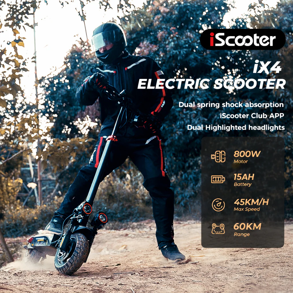 iScooter iX4 Trottinette Électrique Tout Terrain