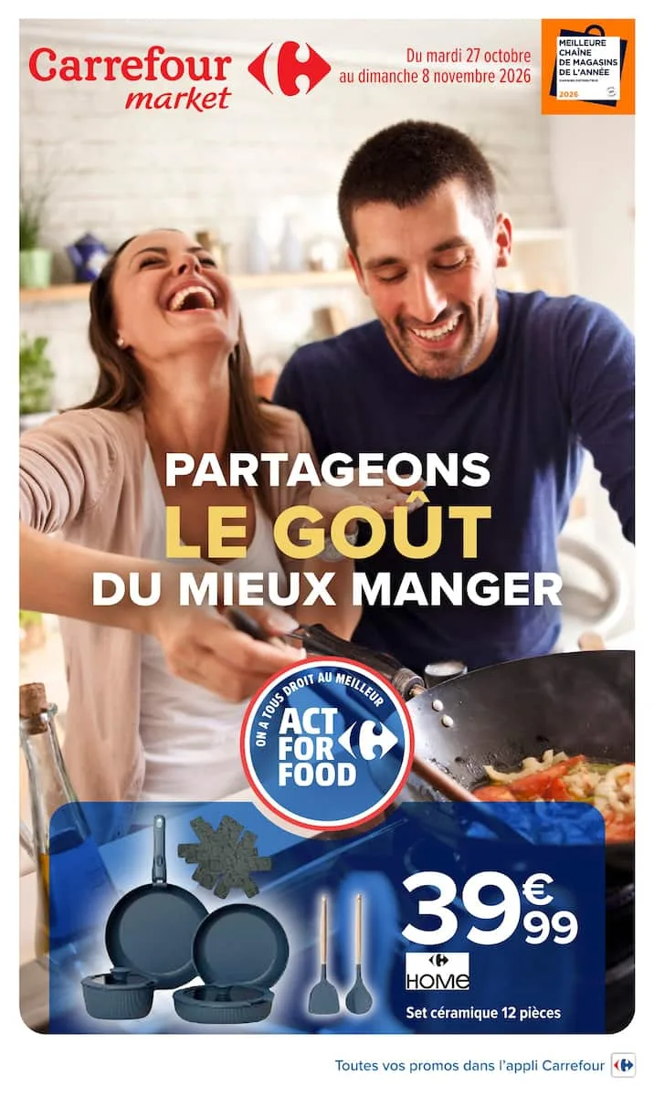 PARTAGEONS LE GOÛT DU MIEUX MANGER