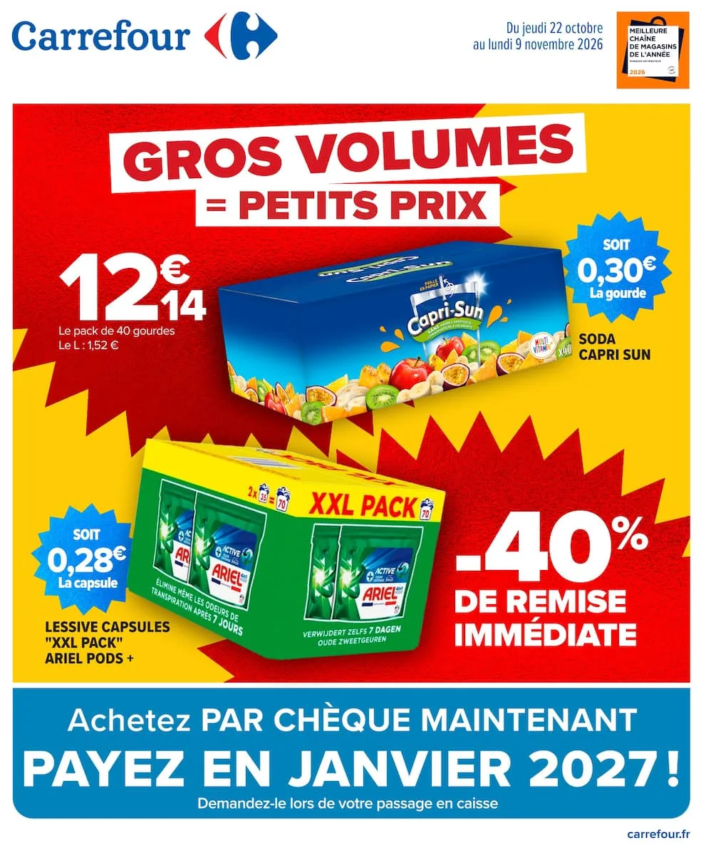 GROS VOLUMES = PETITS PRIX