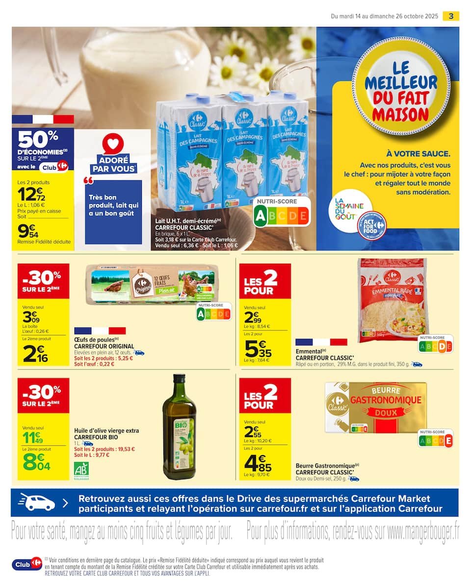 🎉 Carrefour Catalogue | Venez goûter le gala au meilleur pour de bon ! 🍇🧀