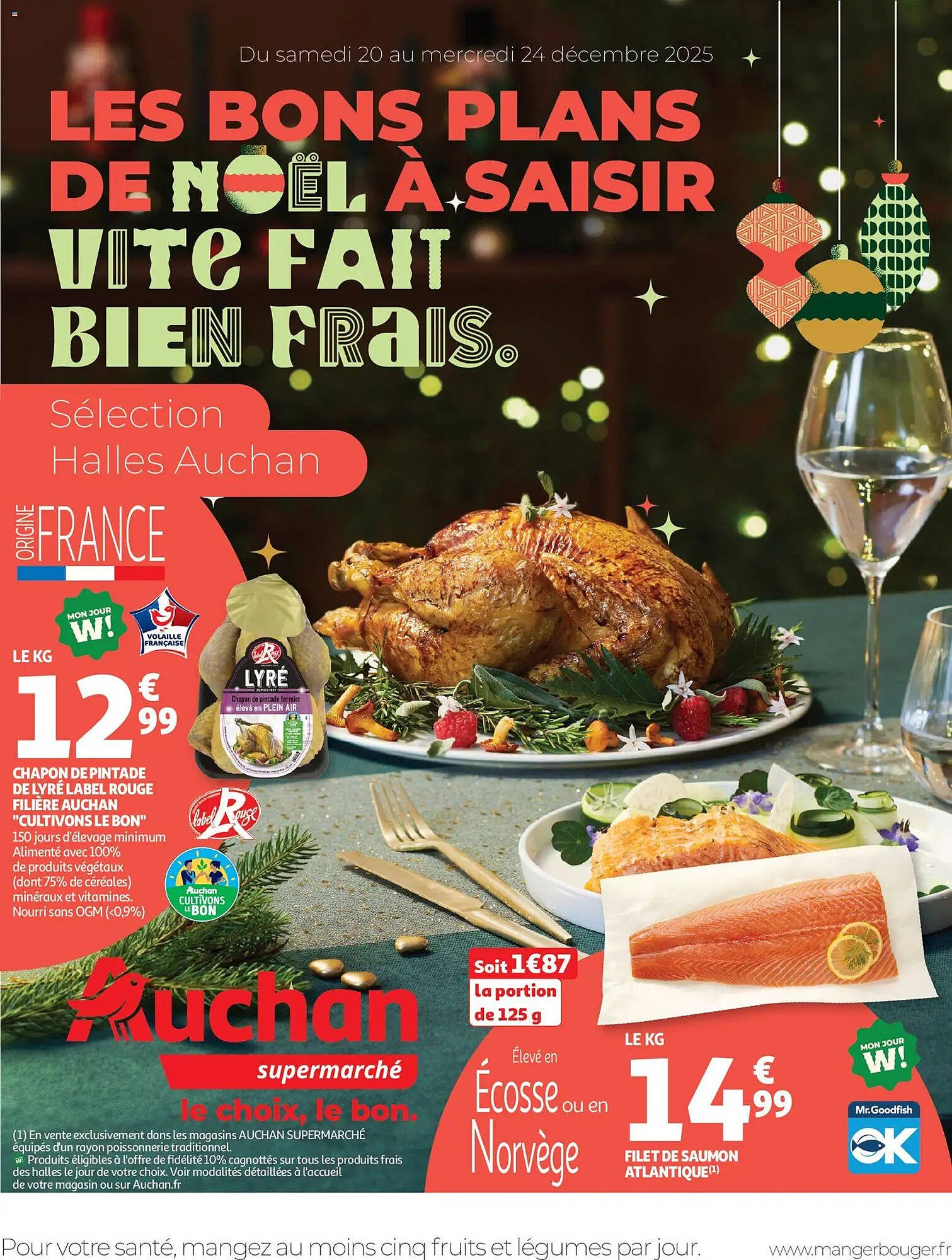 🎄 Auchan : Prospectus Noël — Bons plans frais à saisir
