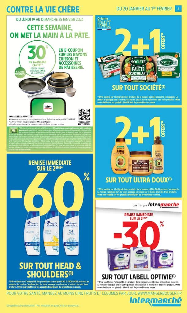 🧴Intermarché Catalogue: 100% remboursé beauté – du 20 au 25 janv.