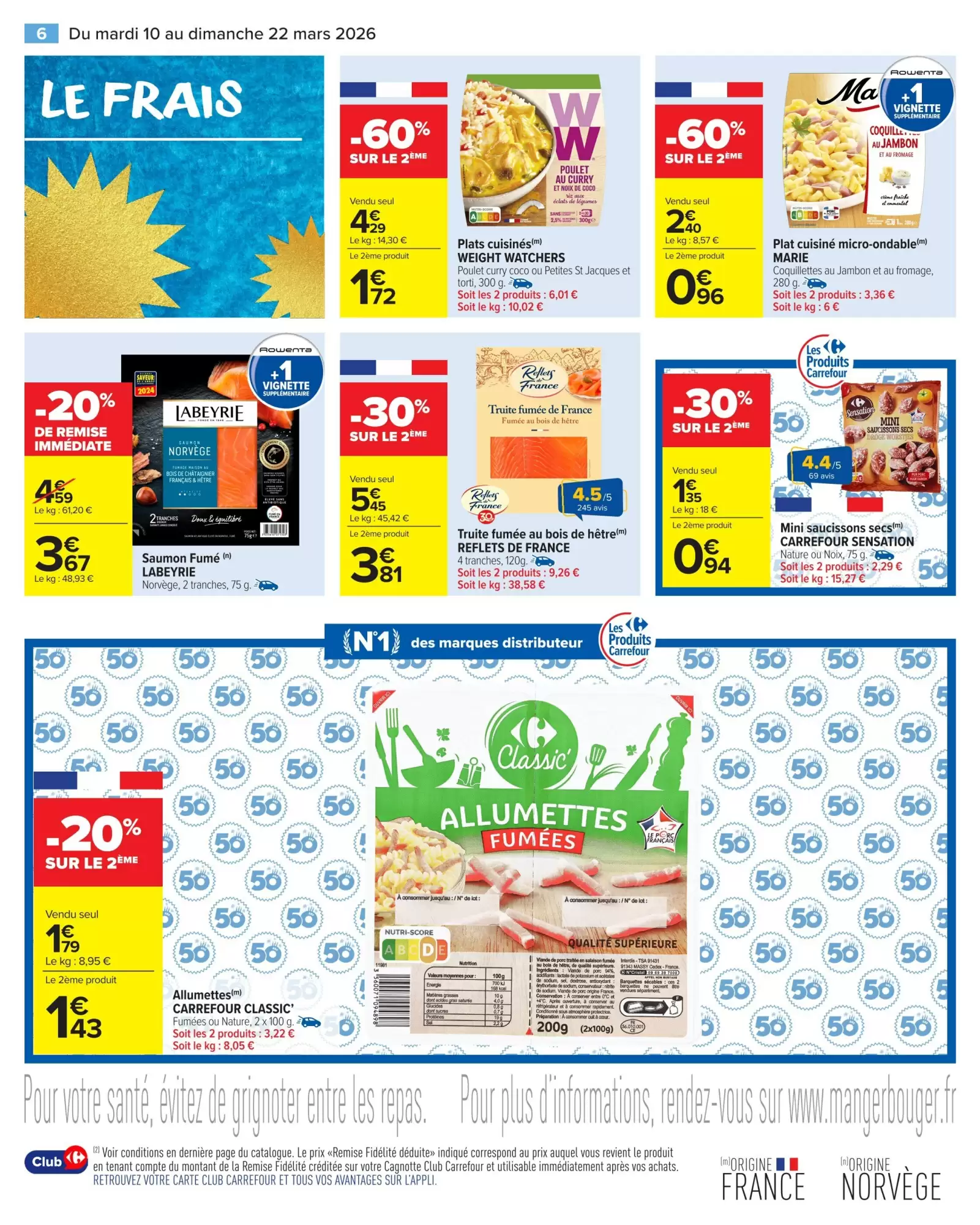 🛍️Carrefour Market Bons Plans – Mois VIP & 30% d’économies