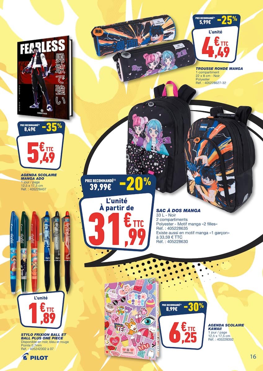 Bureau Vallée ✏️ Jusqu’à -60% sur la rentrée!