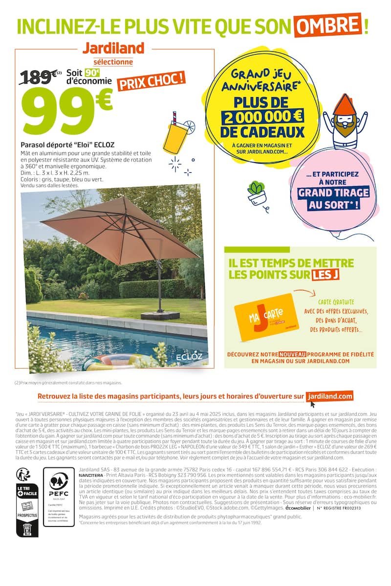 🌱Jardiland Catalogues - Jardi'Versaire: Cultivez Votre Graine de Folie! 🎉