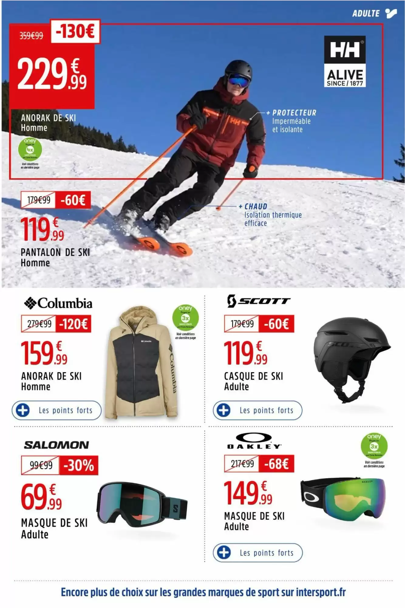 ❄️Intersport Catalogue -Ski Friday  Chaud sur les Pistes, Cool 🔥 Prix
