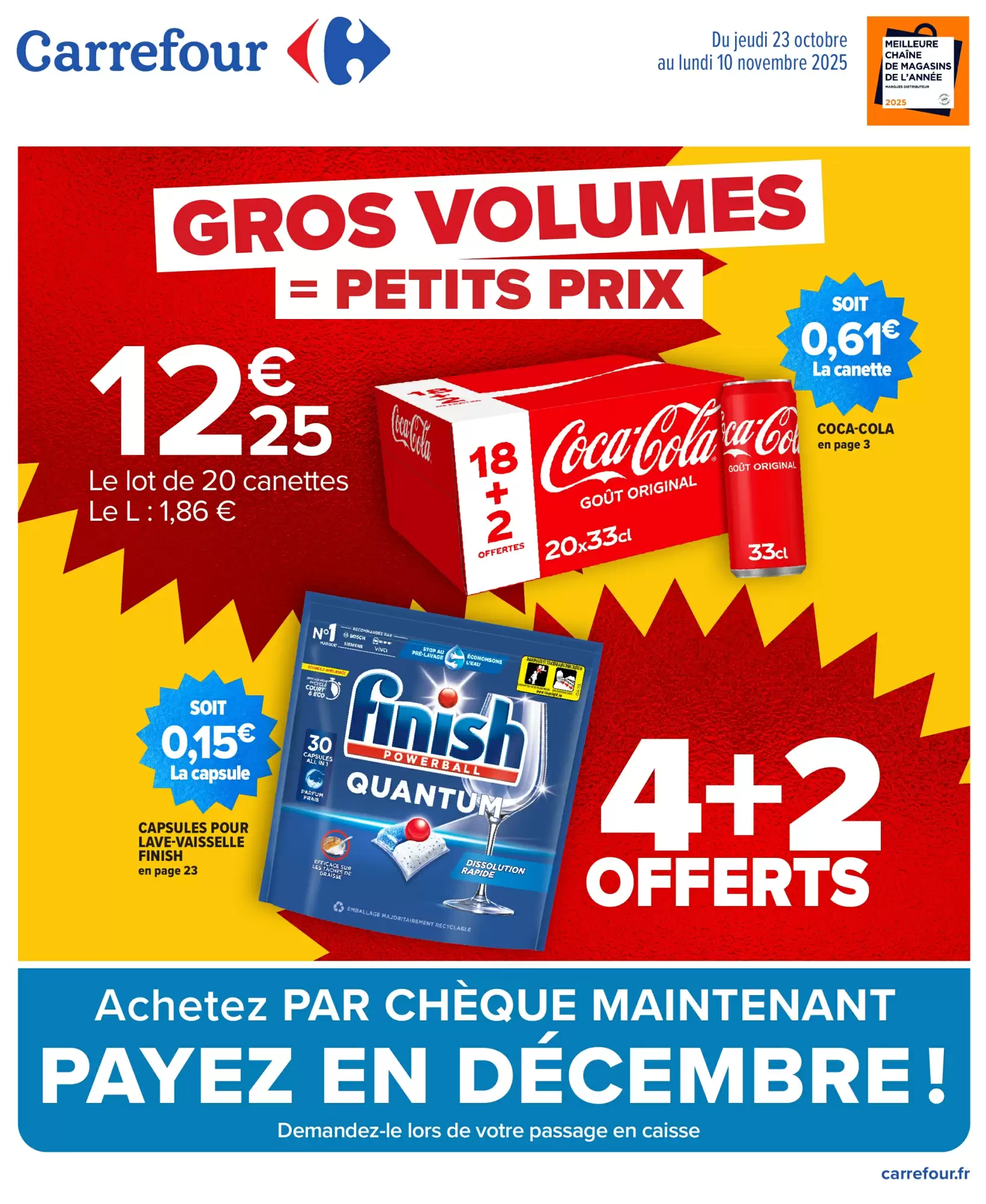 🥦Carrefour Catalogue – Gros Volumes = Petits Prix 💶 Offres Immanquables