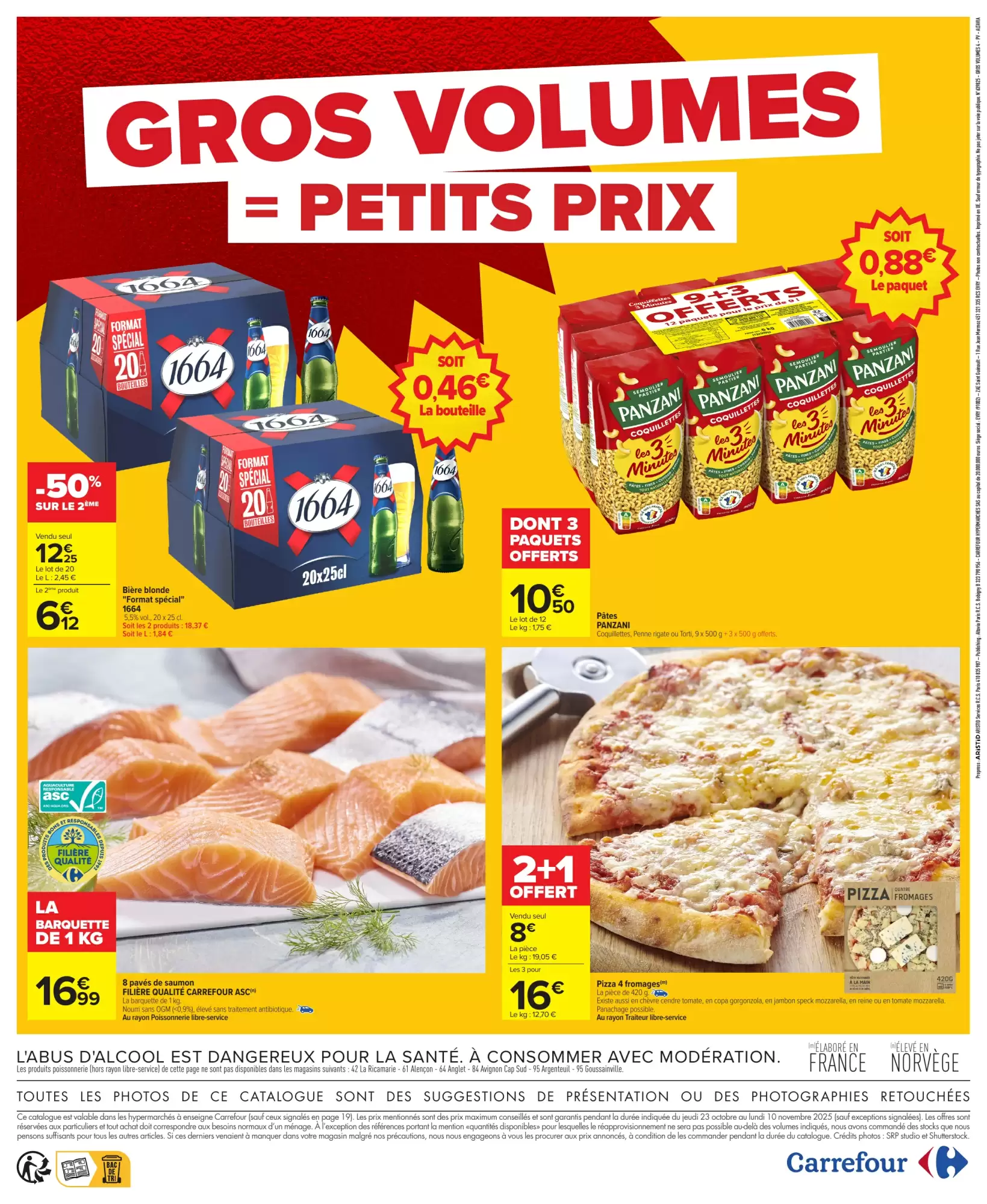🥦Carrefour Catalogue – Gros Volumes = Petits Prix 💶 Offres Immanquables