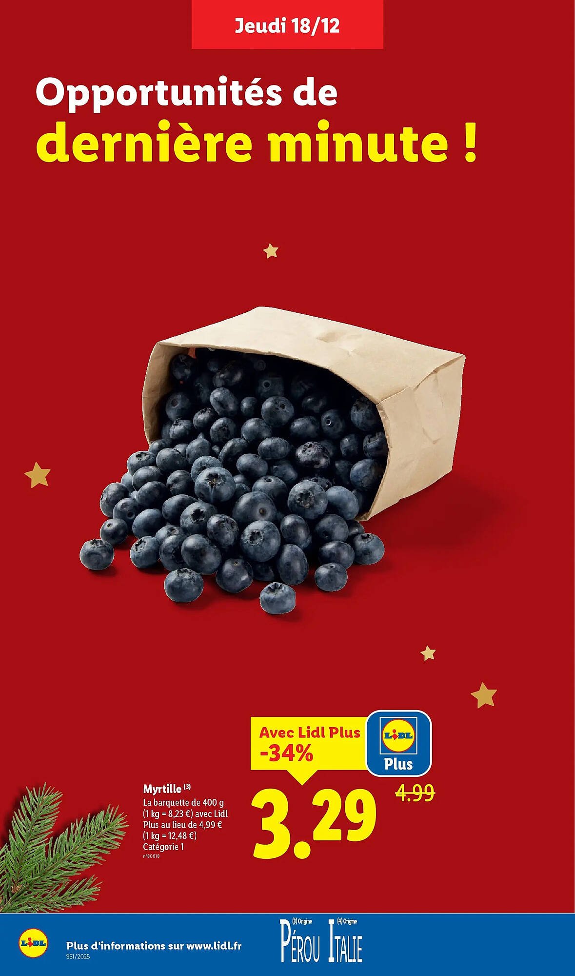 ✨ Lidl : Catalogue du 18/12 au 26/12 — Noël avec Deluxe!
