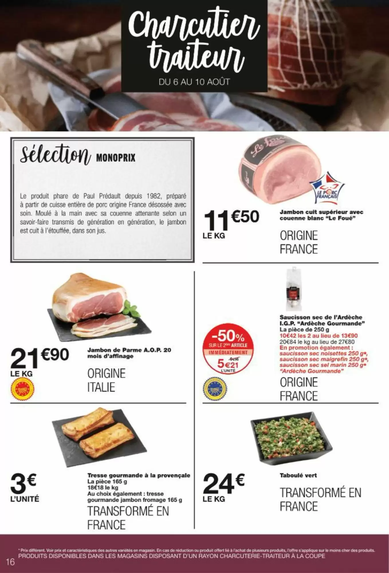 ☀️ Été gourmand & malin | -50% sur le 2ᵉ chez Monoprix
