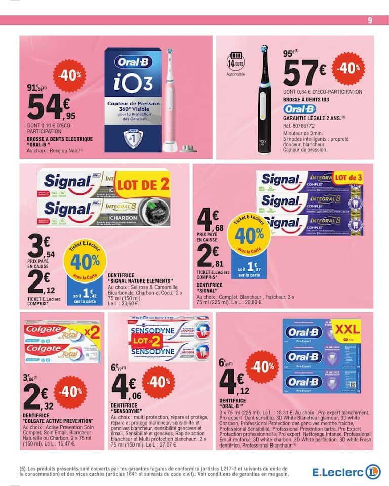 🧼Catalogue E.Leclerc : -80% sur Finish + promos jeu 2,5M€