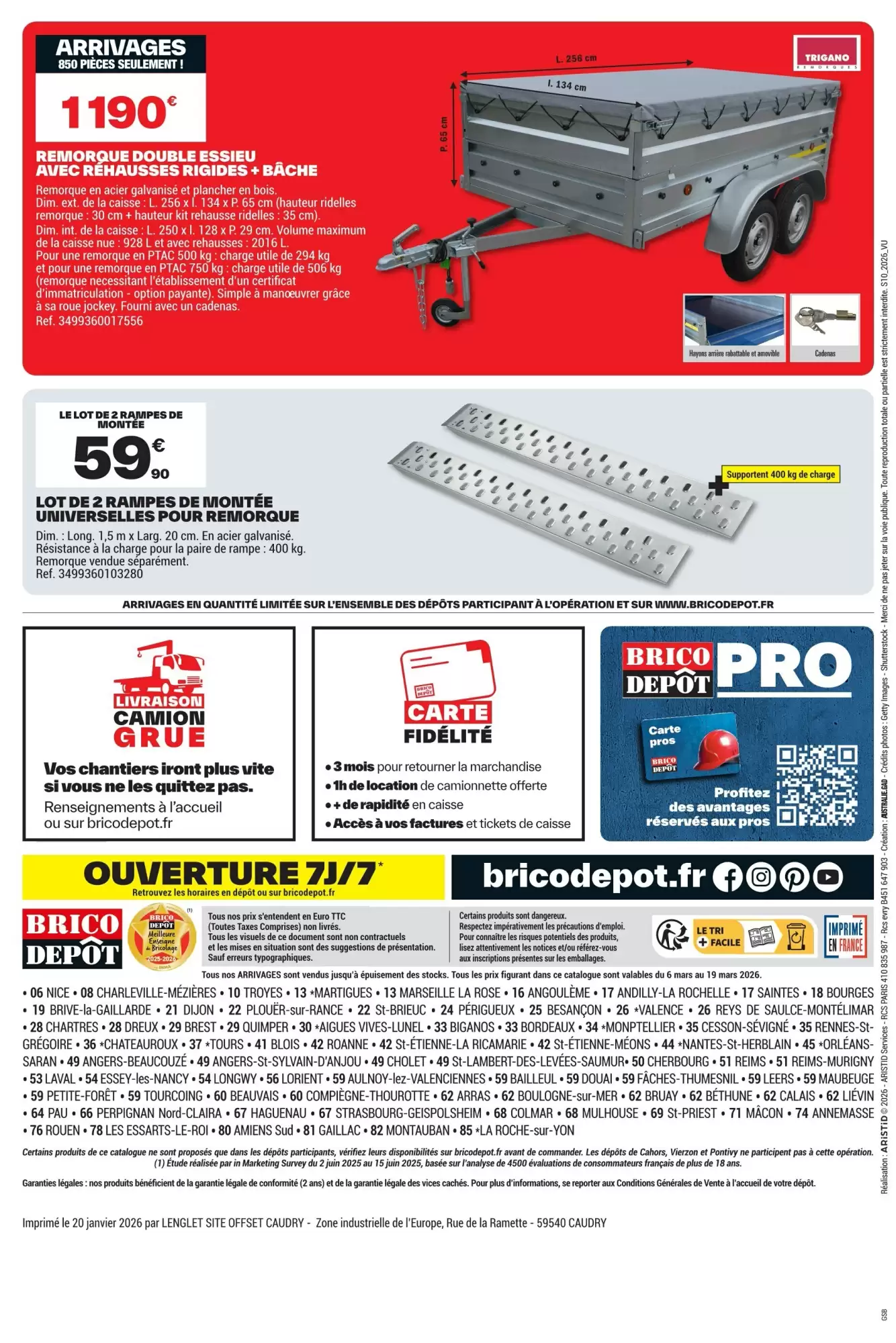 🧱Brico Dépôt – Offres Spécial Extérieur à Prix Dépôt