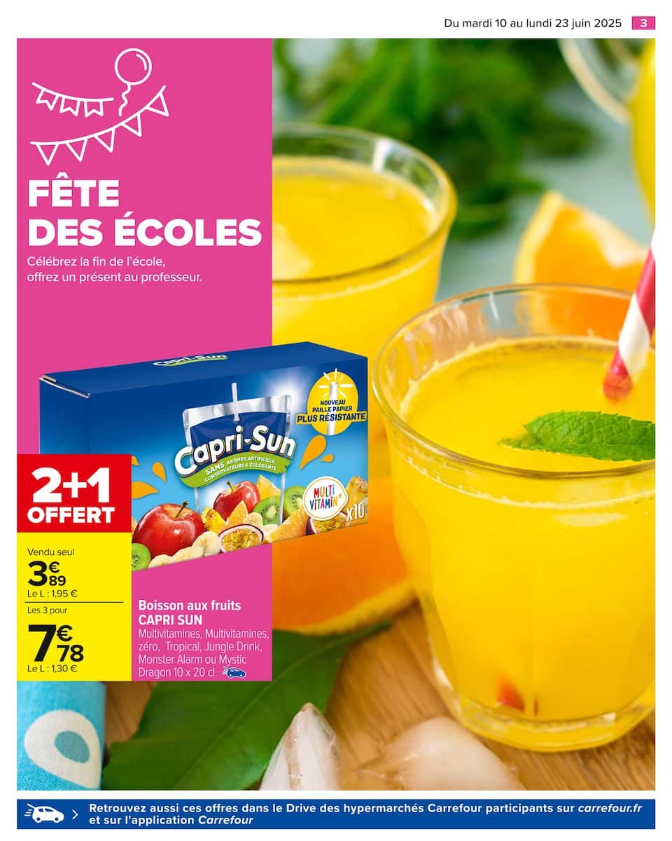 🎒 Carrefour Catalogues- Promo FÊTE DES ÉCOLES 📚✨