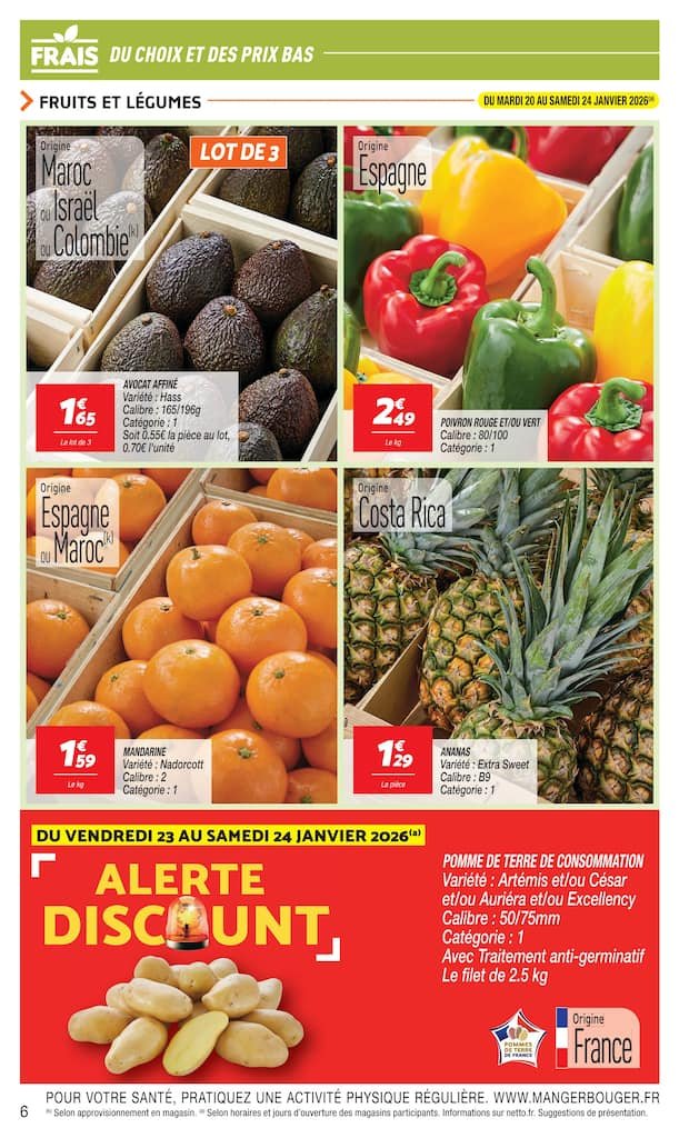 🥣Netto Prospectus: promos yaourts + 6€ dès 40€ d’achat