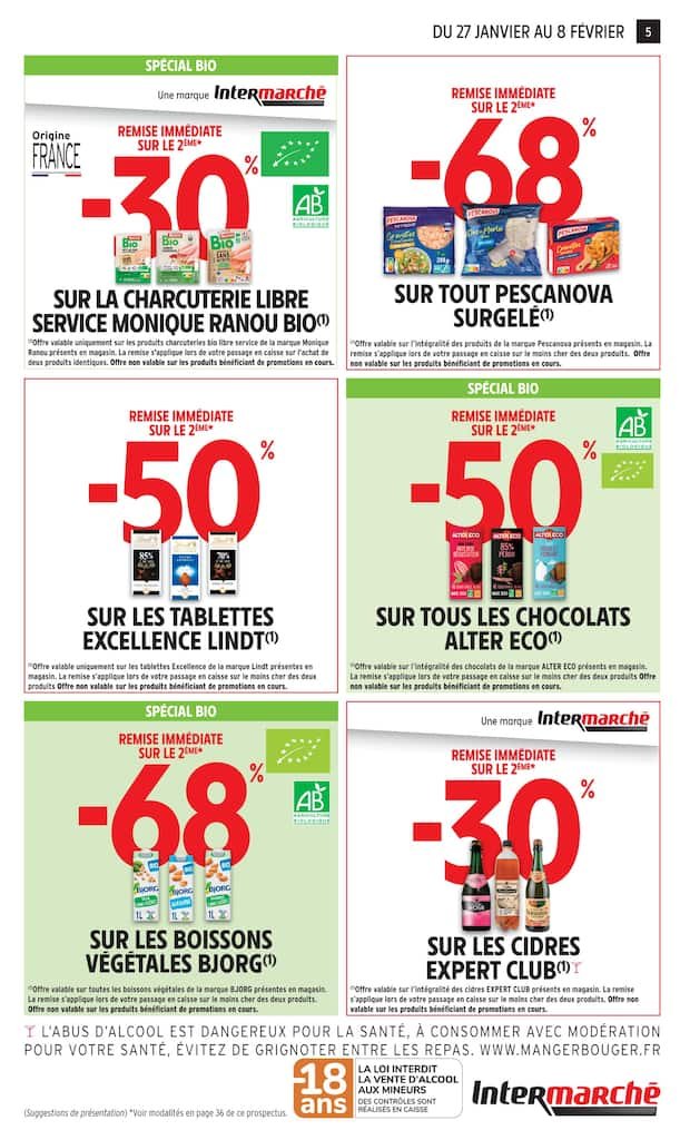 💥Intermarché : promos solidaires – jusqu’au 8 février