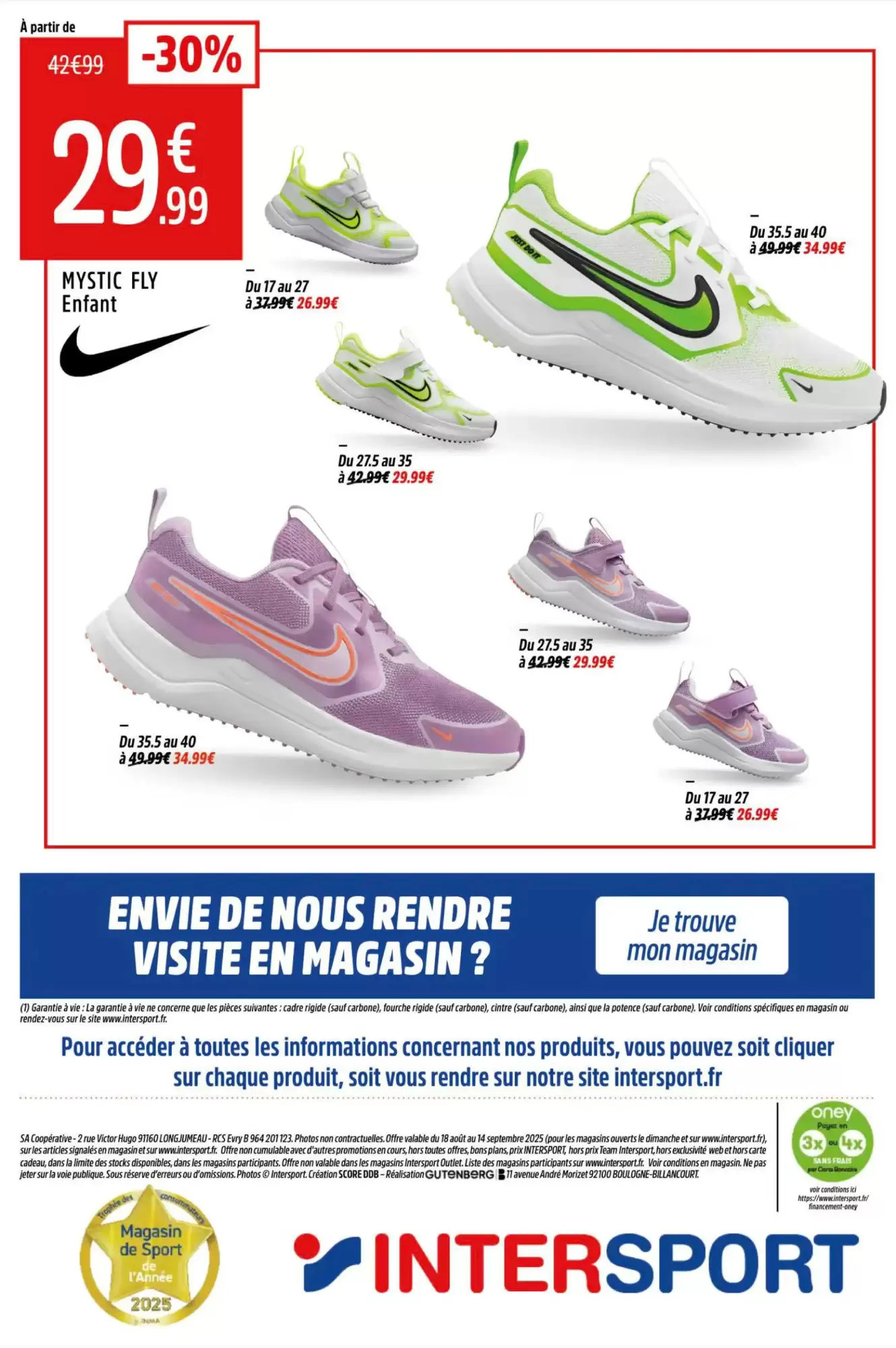 🏃 INTERSPORT Prospectus | Rentrée Sportive à Prix Mini!