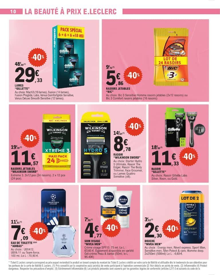 🧼Catalogue E.Leclerc : -80% sur Finish + promos jeu 2,5M€