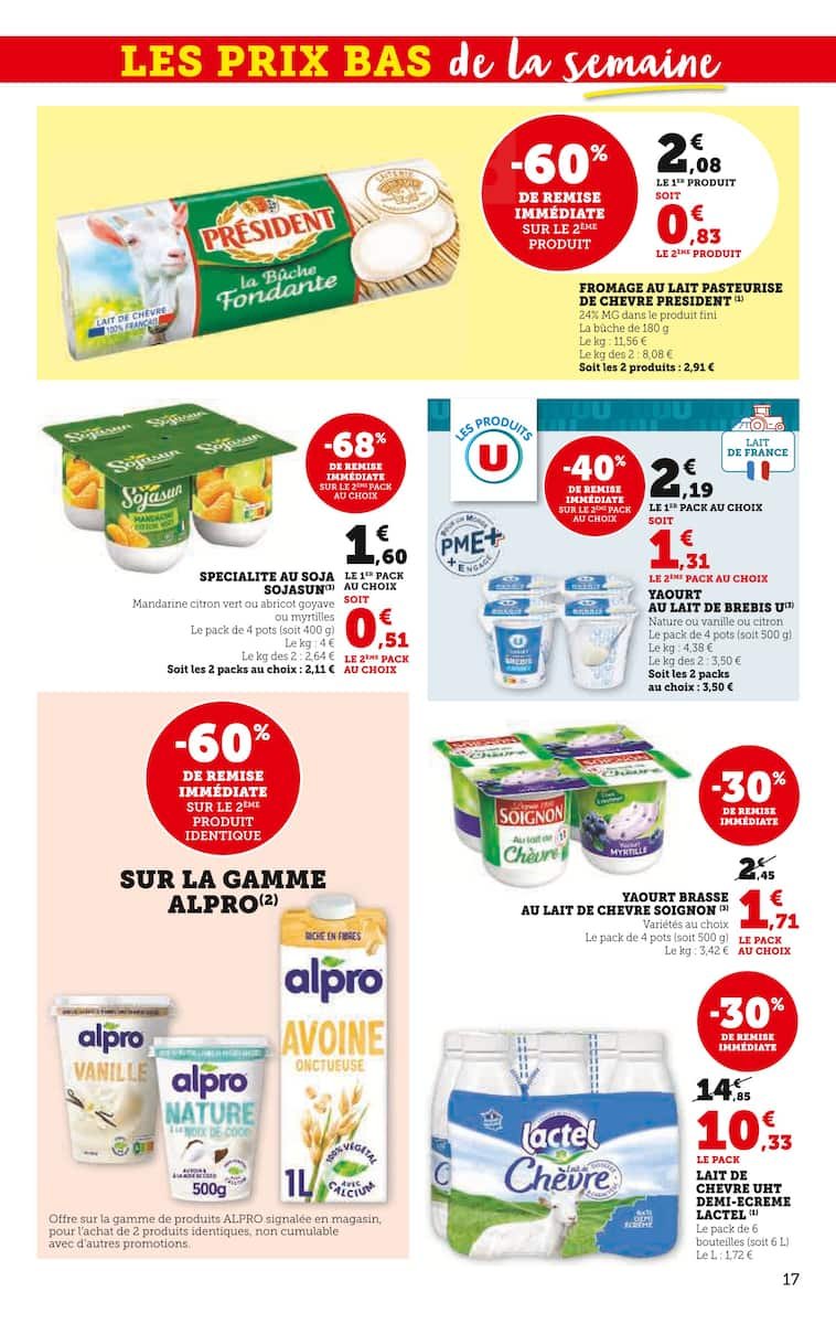 🧀 Catalogue U-Express – Blini Fouetté Échalote & Ciboulette
