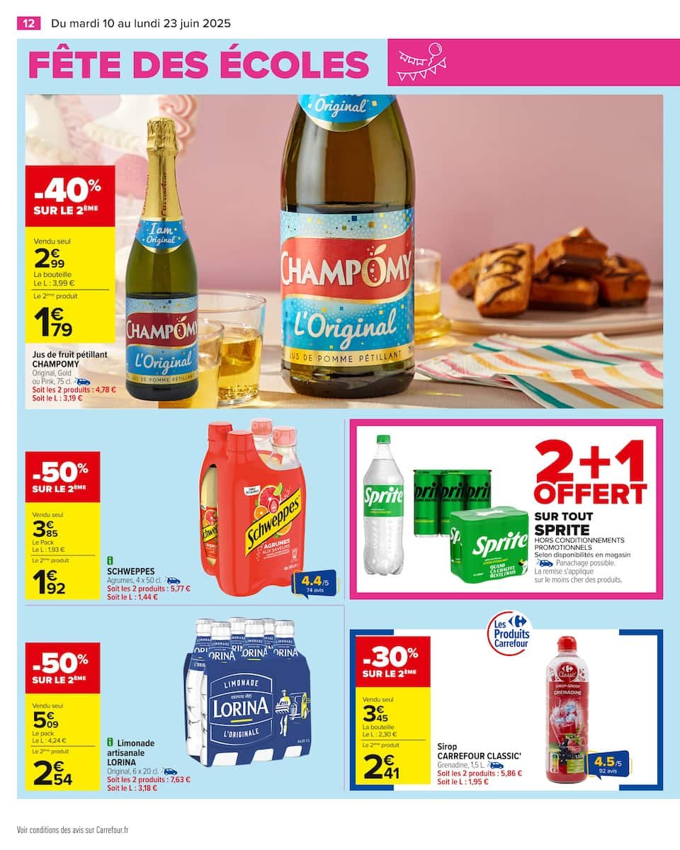 🎒 Carrefour Catalogues- Promo FÊTE DES ÉCOLES 📚✨