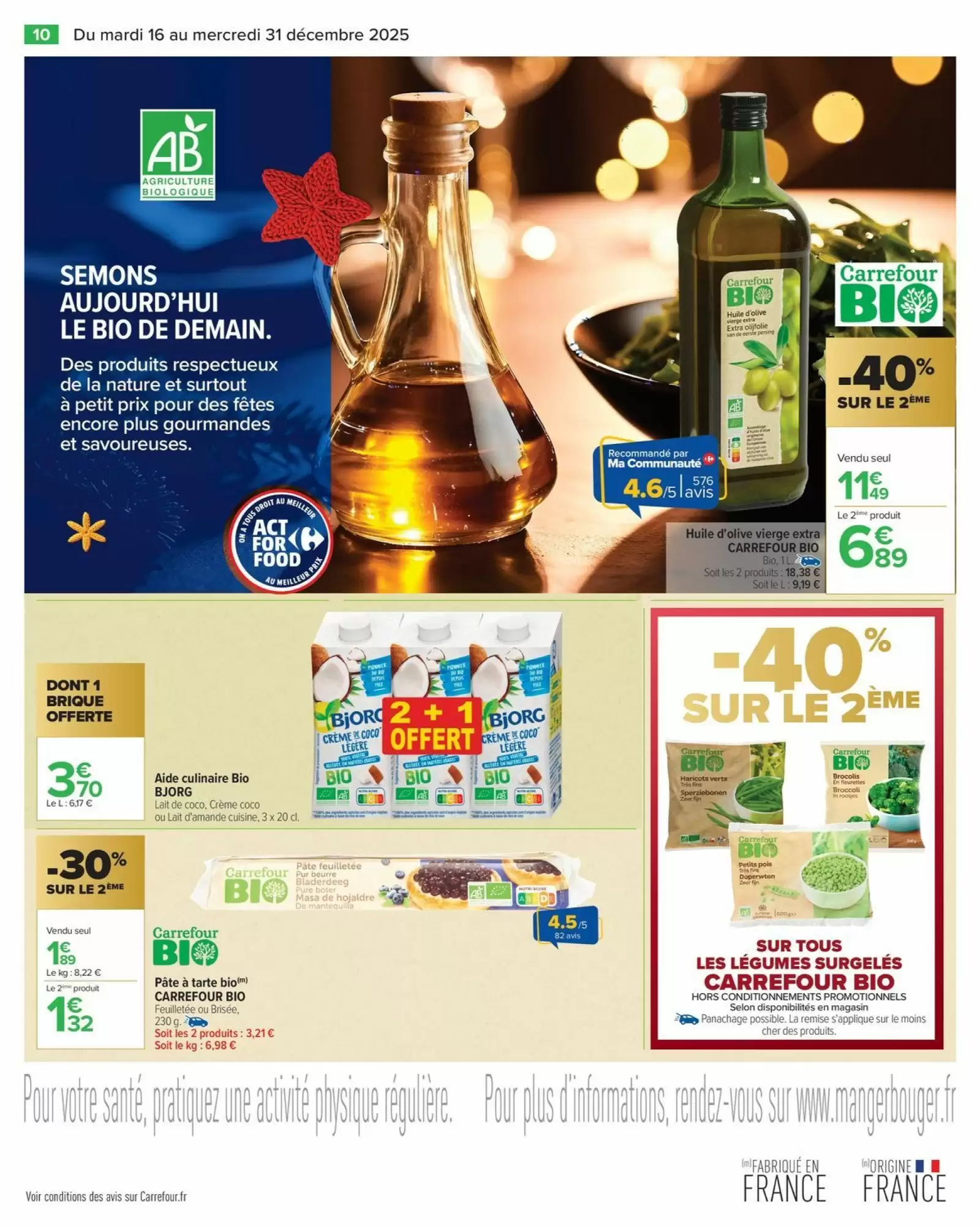 ✨ Carrefour : Prospectus Noël — Pour tous les goûts, même le bio
