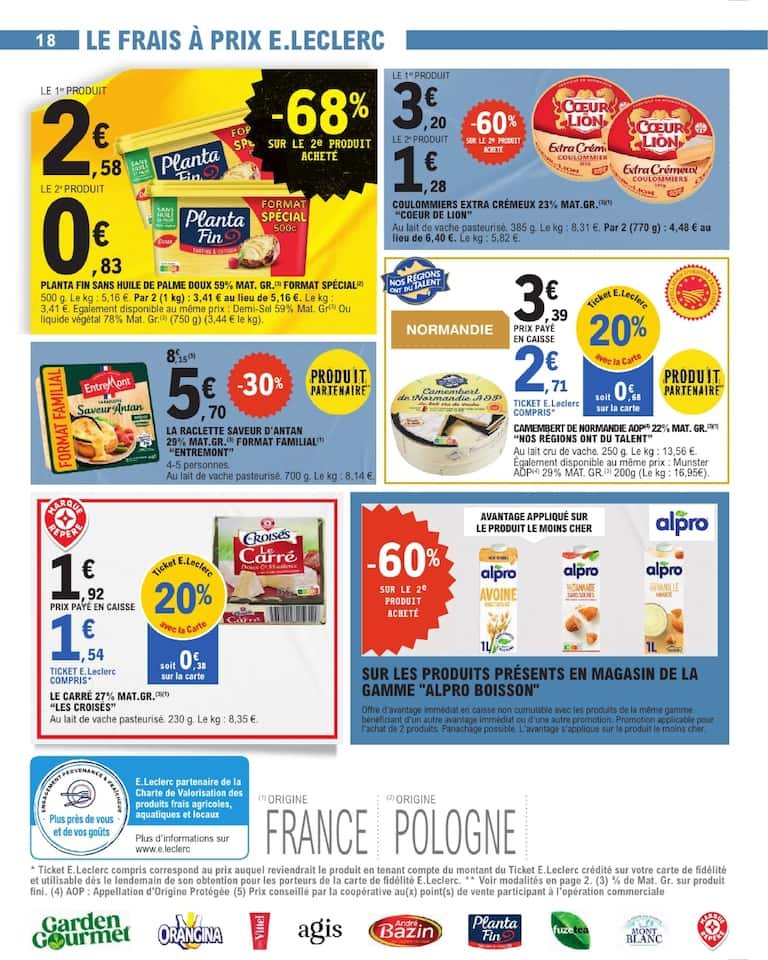 🧼Catalogue E.Leclerc : -80% sur Finish + promos jeu 2,5M€