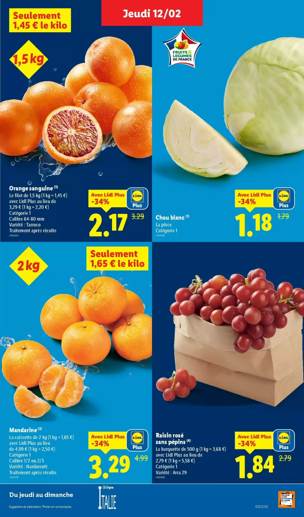🌹Lidl Prospectus : cuisine élégante & promos Saint‑Valentin