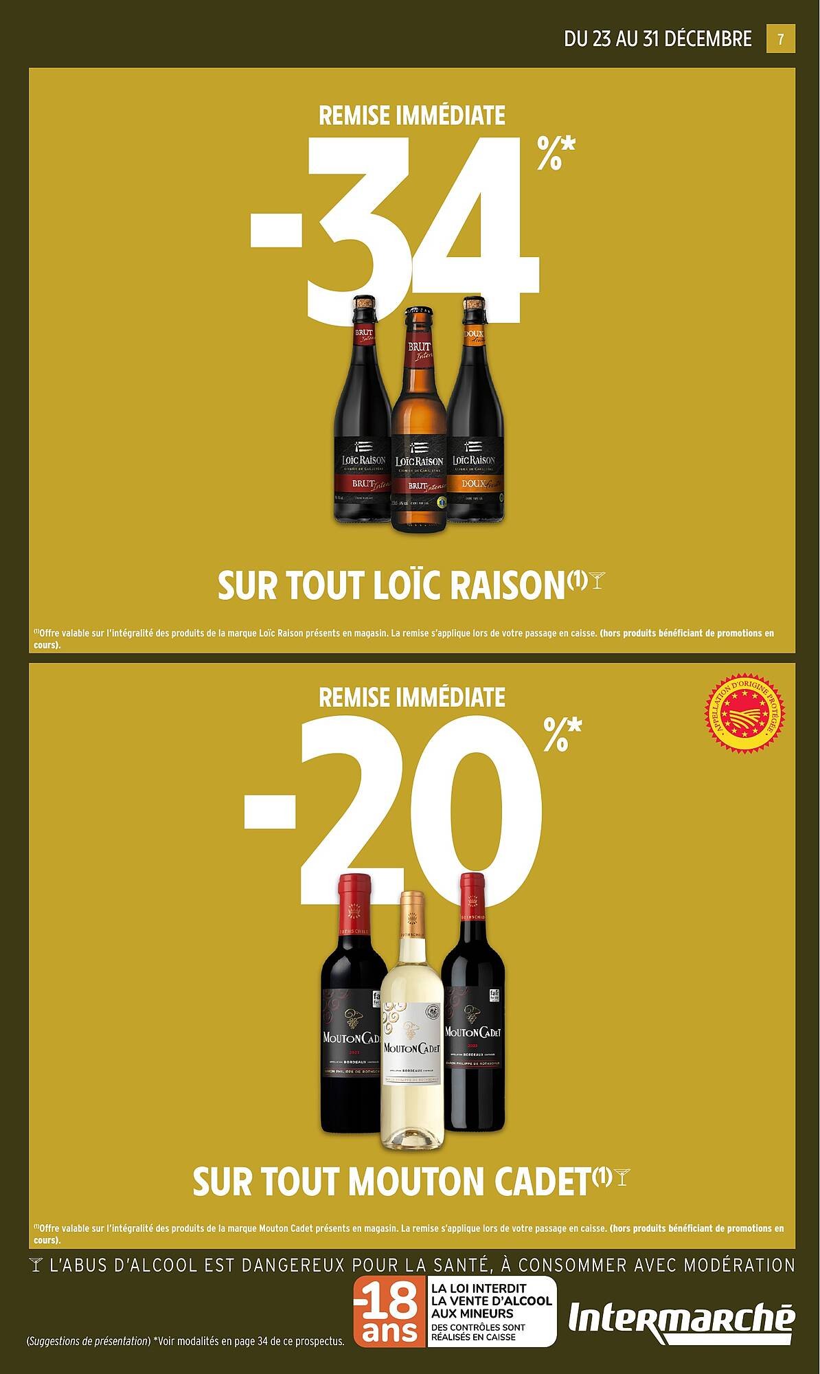 🥃 Intermarché Super : Catalogue — Jusqu’à 30€ offerts alcool