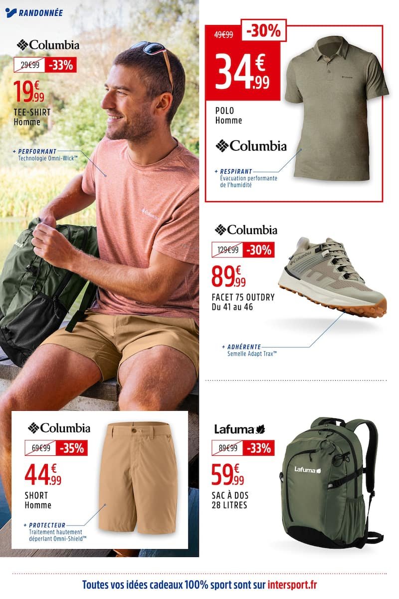 ⛰️Prospectus Intersport – Randonnez l’esprit léger !✨