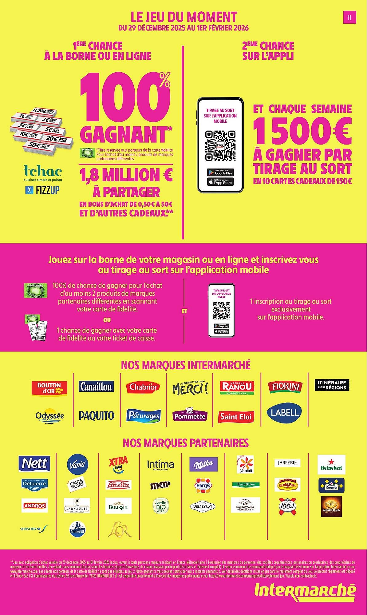 🎯Intermarché Express – 100% Remboursés (13–25 jan.)
