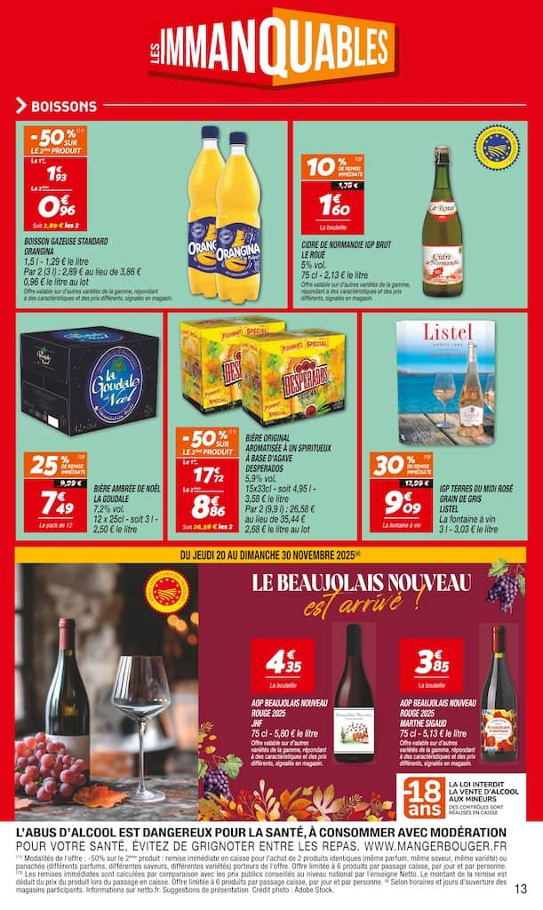 🧀Netto Prospectus | Les Immanquables 🛒 Promo Emmental & Réductions Carte