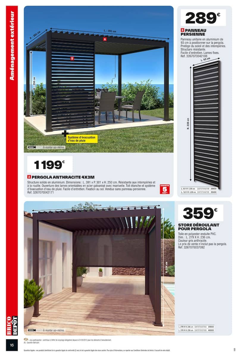 🏗️ Catalogue Brico Dépôt : PRIX DÉPÔT Spécial Chantier Extérieur ! 🌳