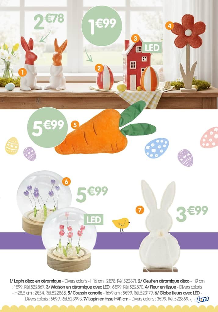 🐣 B&M Catalogue Mars | 🎉 Pâques à prix malins