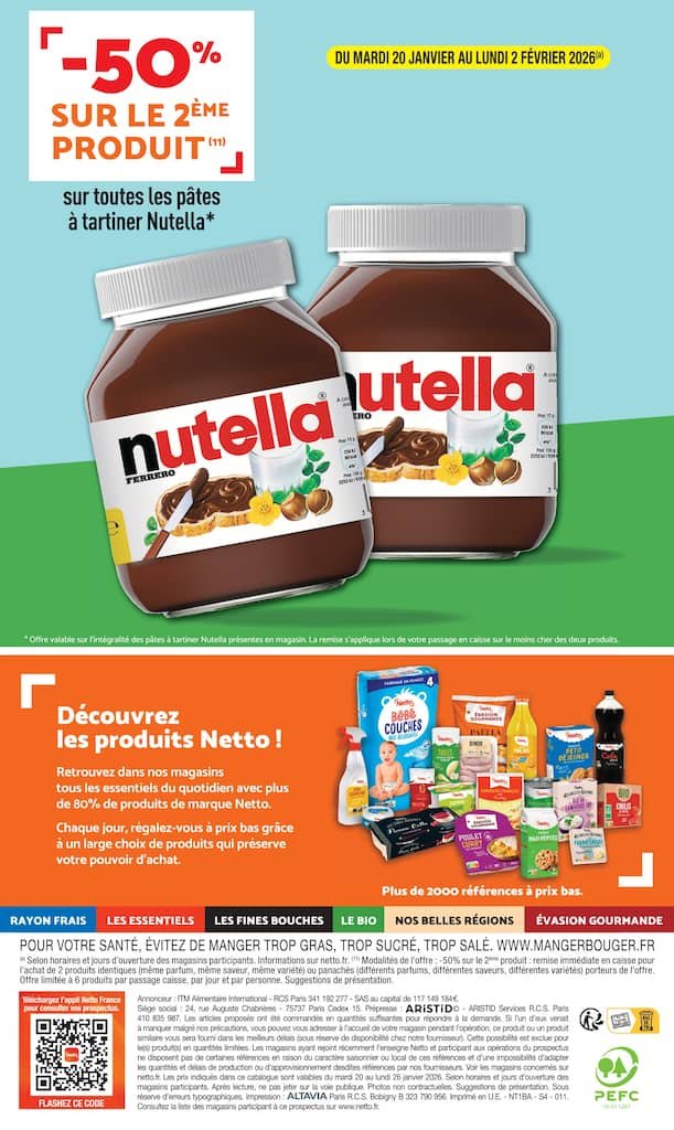 🥣Netto Prospectus: promos yaourts + 6€ dès 40€ d’achat