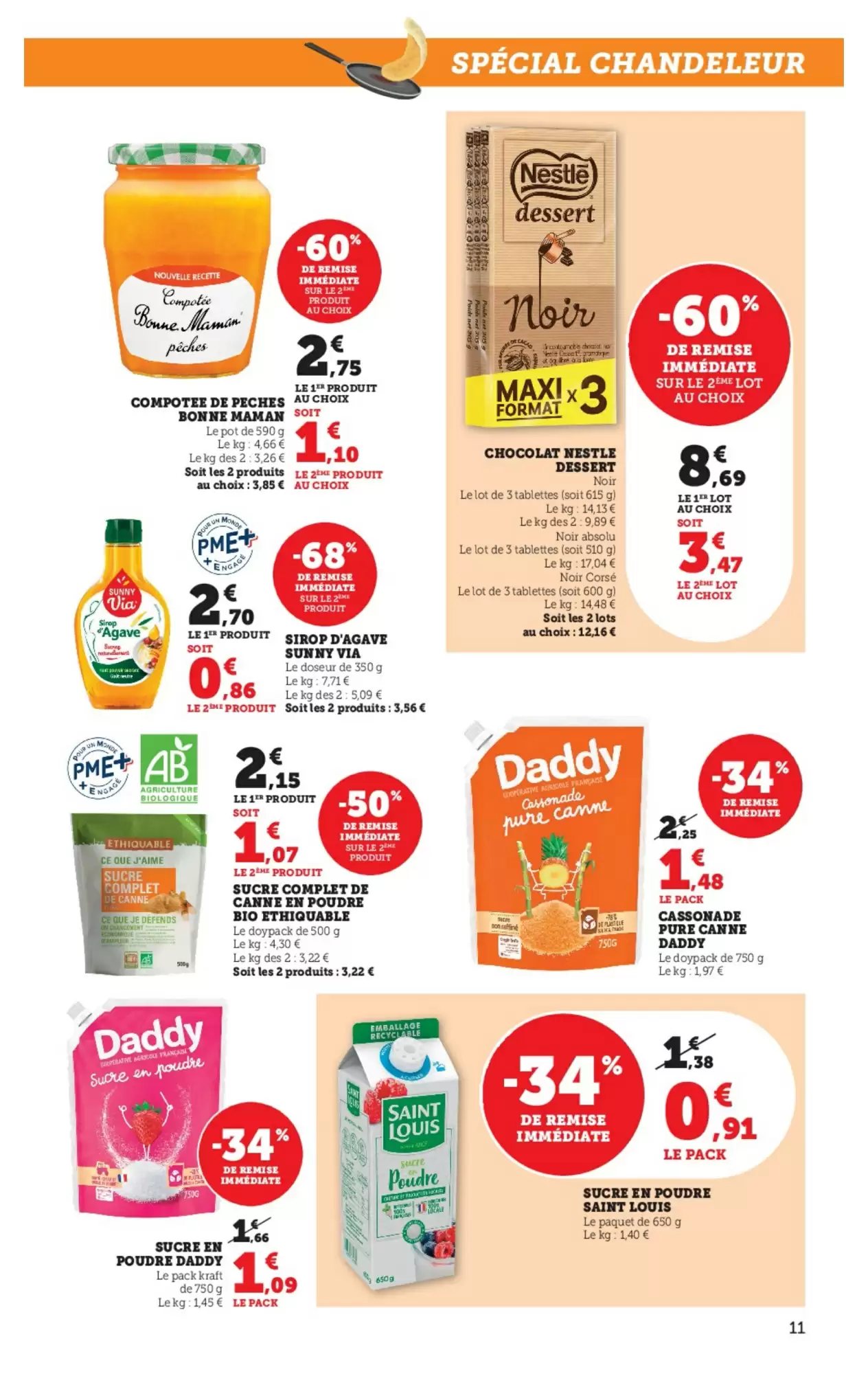 🍳Super U : Chandeleur à prix doux – jusqu’à -60%