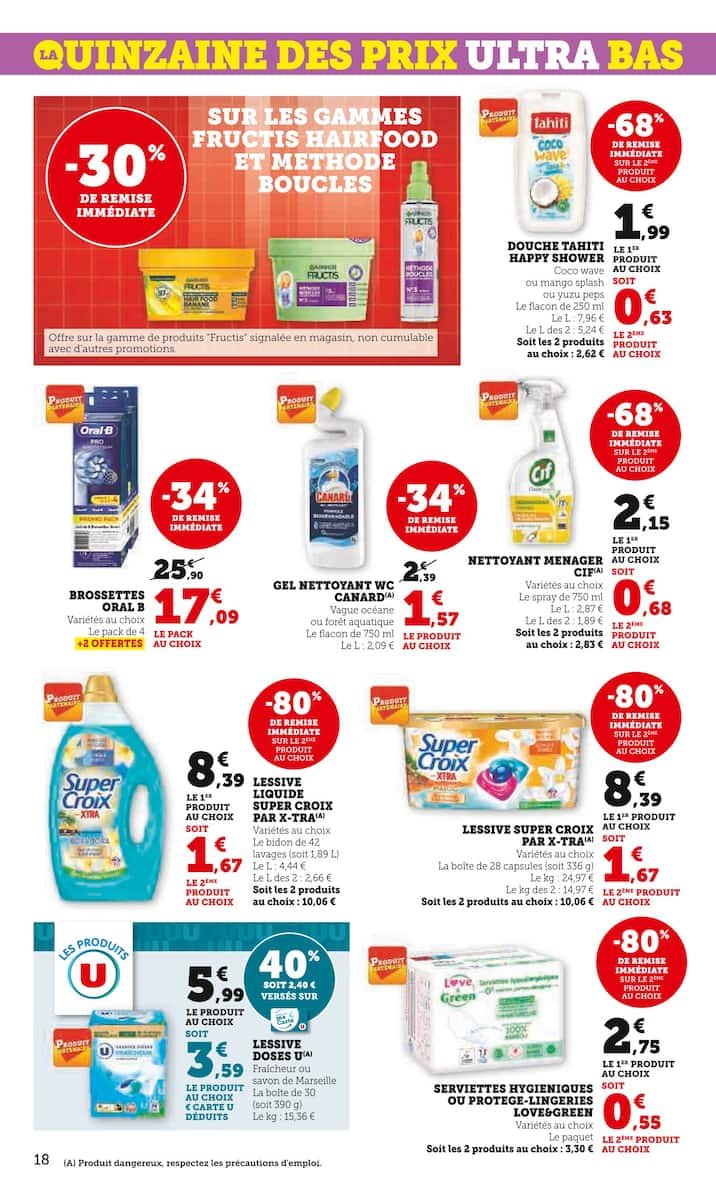 🛒 U Express Prospectus | Quinzaine des Prix – Jusqu’à -60%