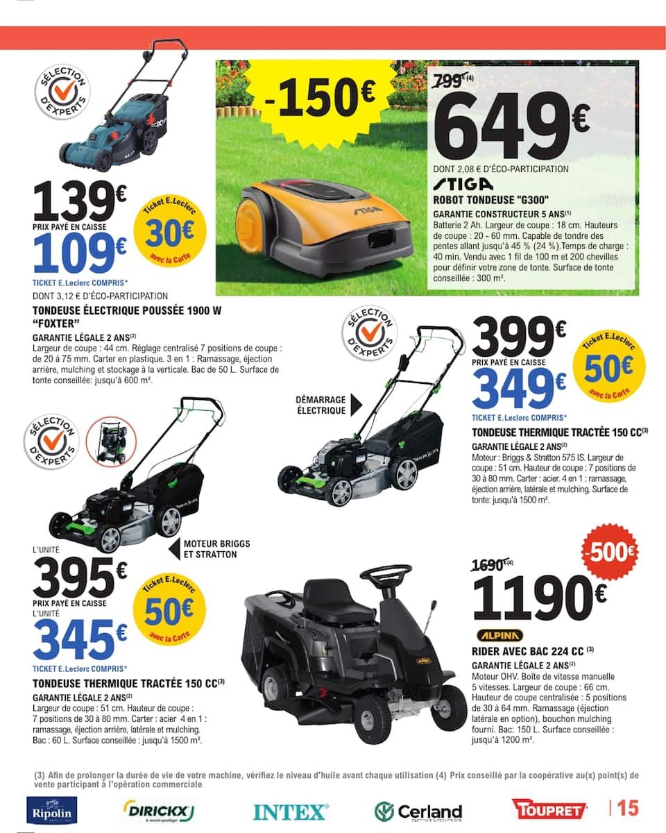 E.Leclerc Brico Catalogues du 22.04 au 03.05 - Créez Votre Ambiance à Petit Prix! 🛠️🌿