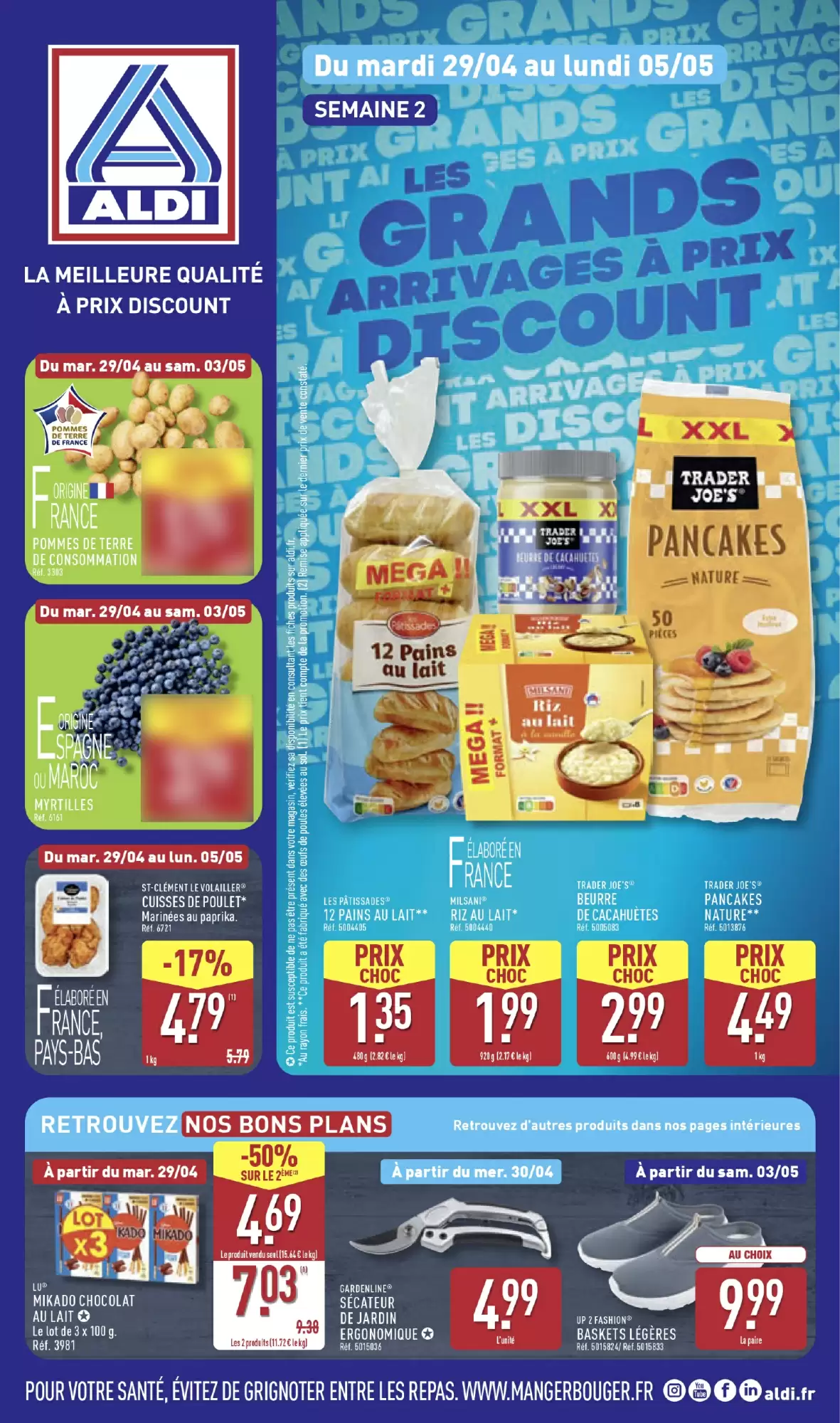Aldi Catalogues du 29.04 au 05.05 - Grands Arrivages à Prix Discount! 🛒✨