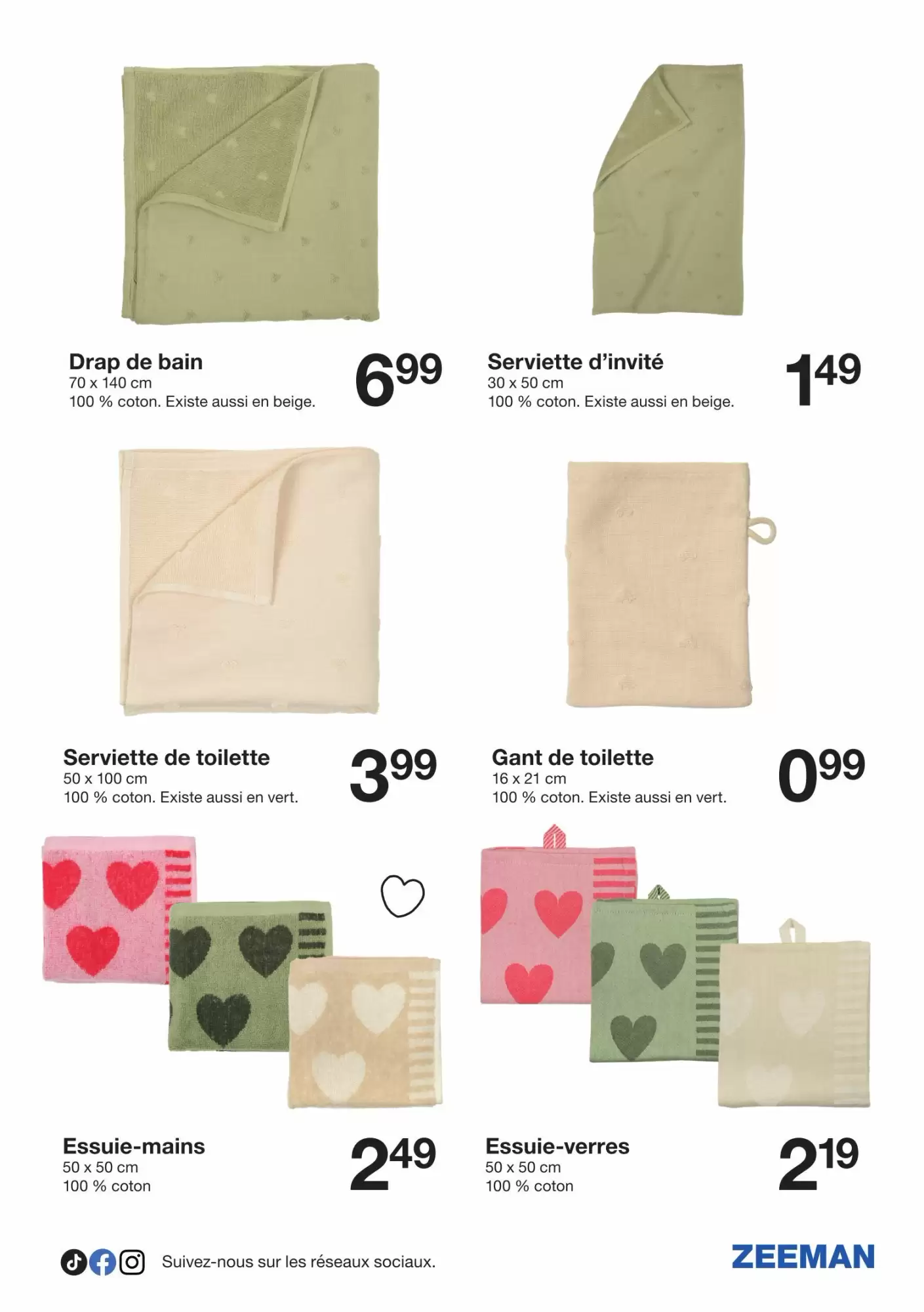 🧥ZEEMAN Catalogue : Collection enfants à cœurs – du 17 au 30 janv.