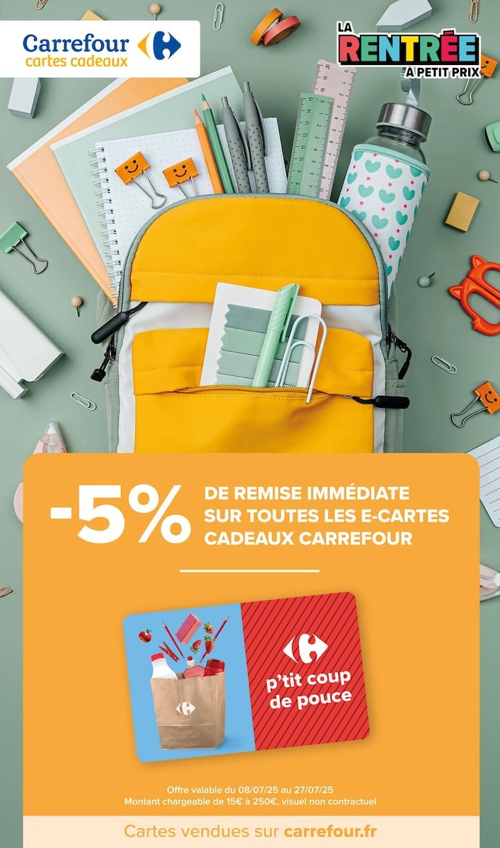 Carrefour Catalogue 📘 | Rentrée Scolaire à Prix Malins 🎓🖊️