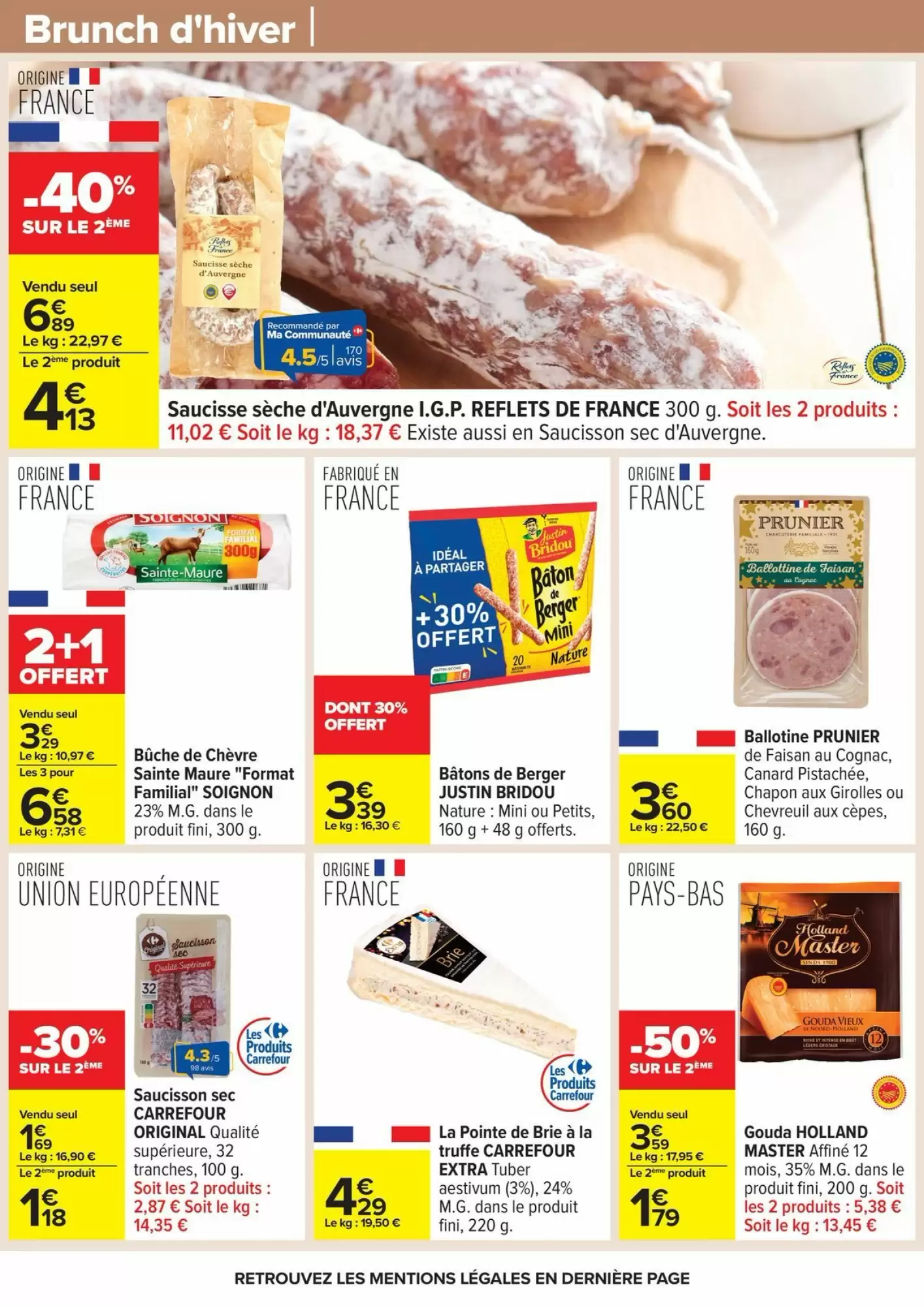 🎁 Carrefour : Catalogue du 23/12 au 05/01 — Offres fêtes