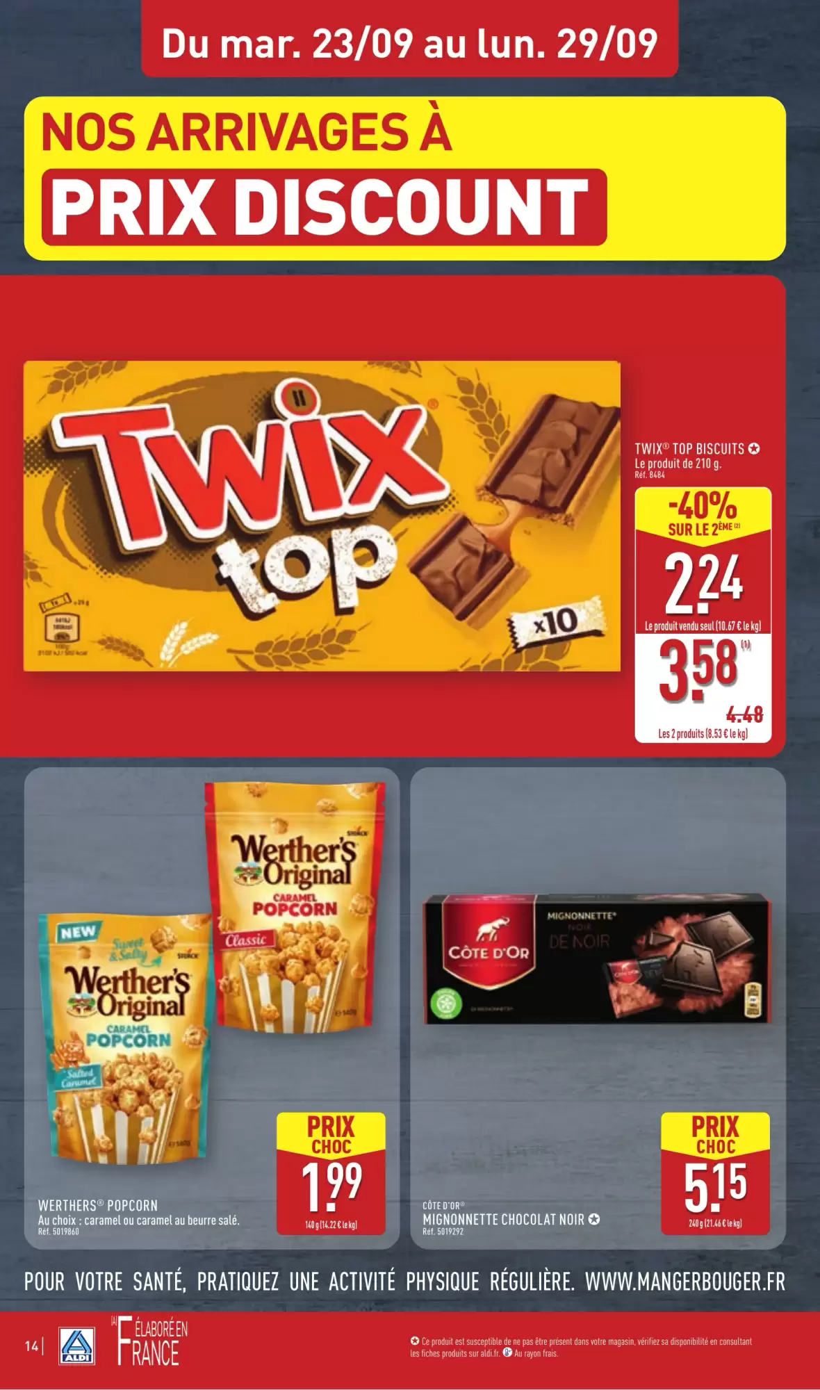 🛒 ALDI Catalogue du 24 au 28 Septembre – Offres à saisir!