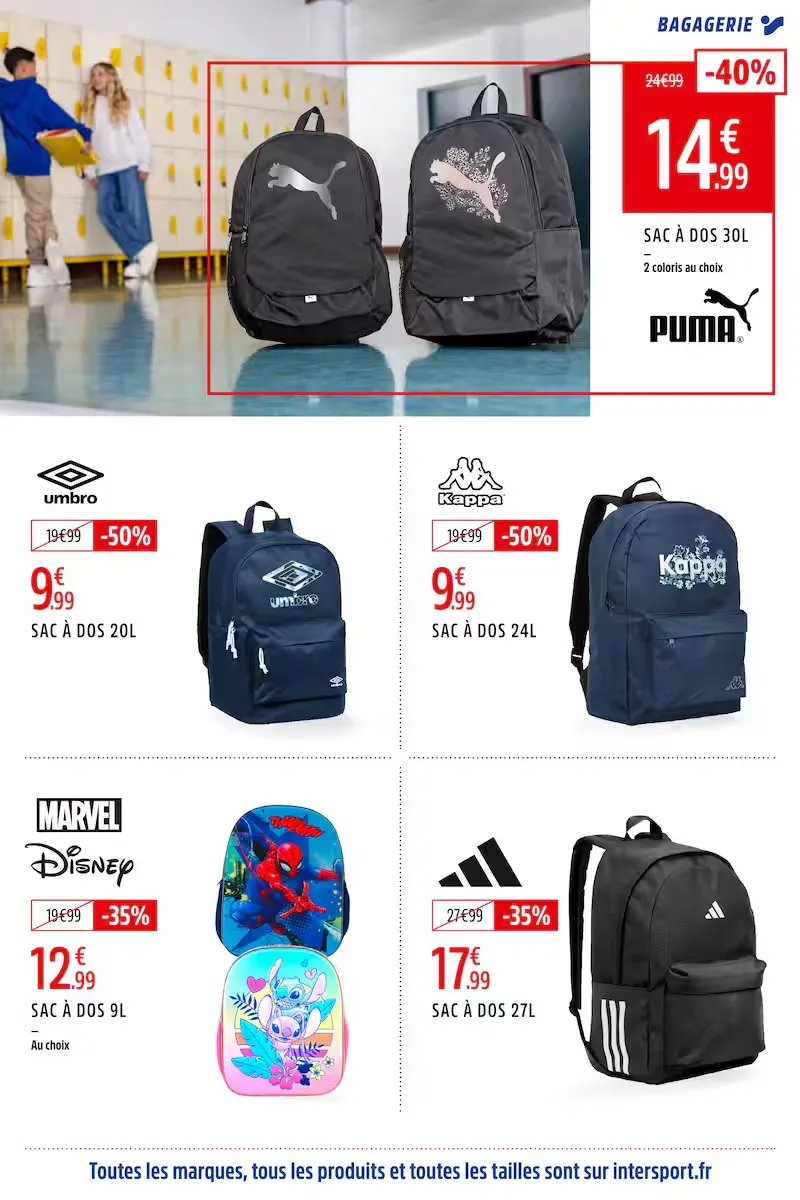Intersport Rentrée 2025 📚 | Équipez vos enfants