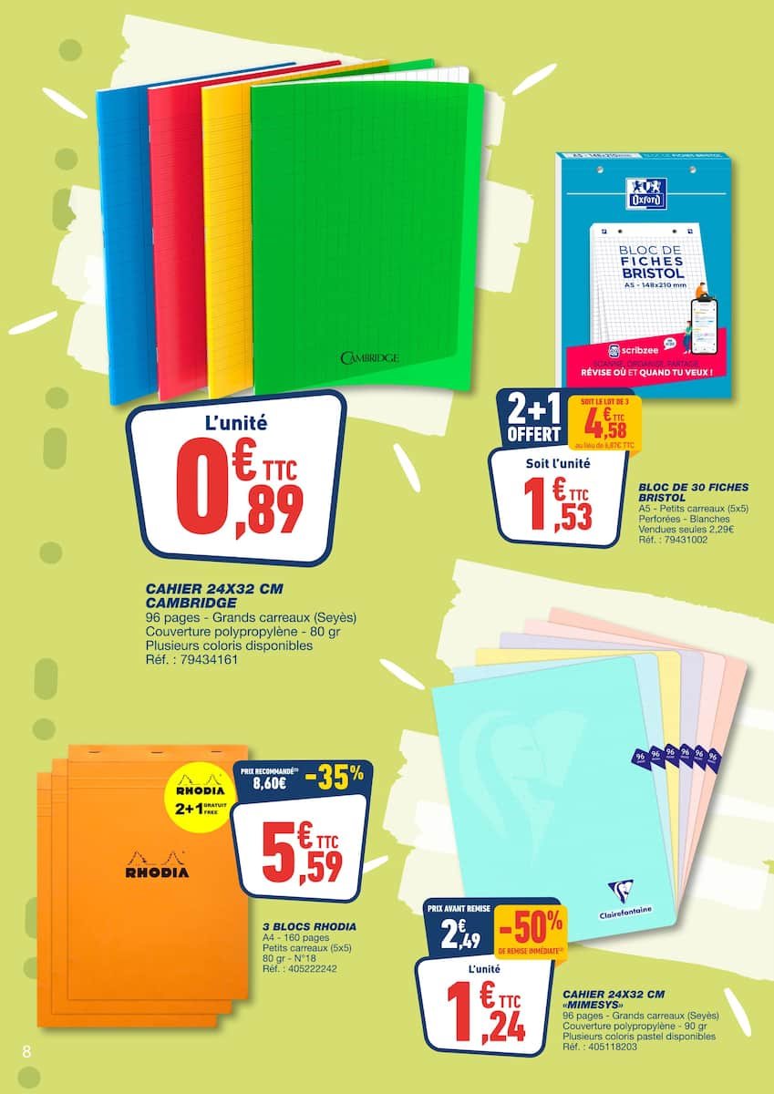 Bureau Vallée ✏️ Jusqu’à -60% sur la rentrée!