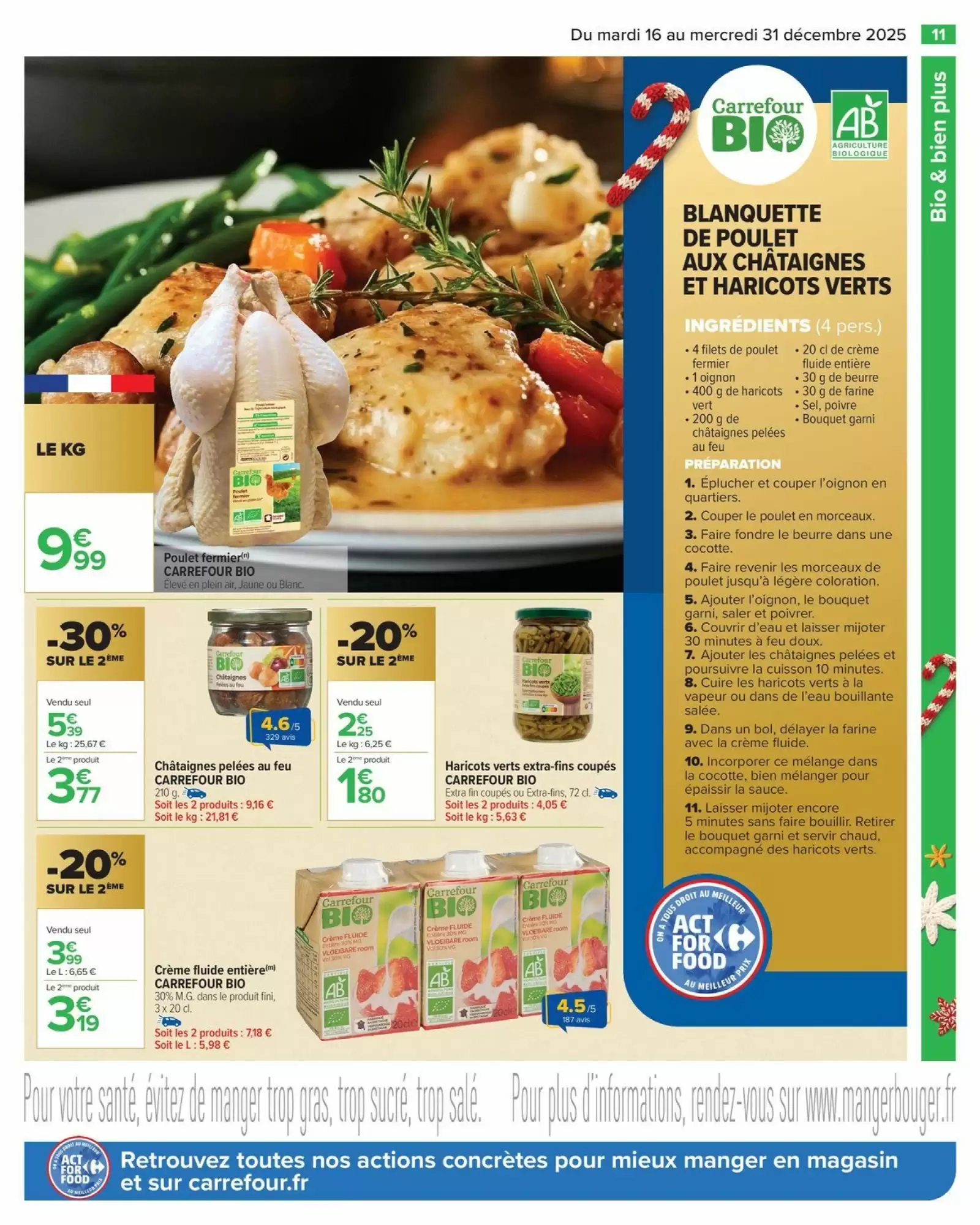 ✨ Carrefour : Prospectus Noël — Pour tous les goûts, même le bio