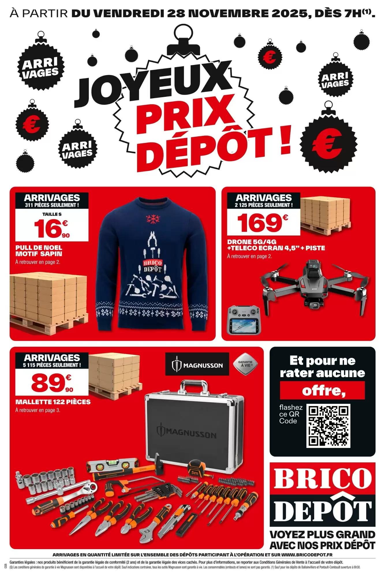 🛠️ Brico Dépôt JOYEUX PRIX DÉPÔT | Decembre 2025 Promos