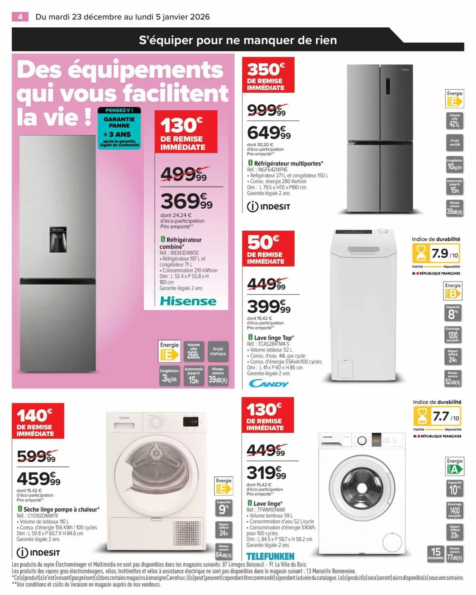 ⚙️ Carrefour : Catalogue Électroménager — Offres dernier cri!