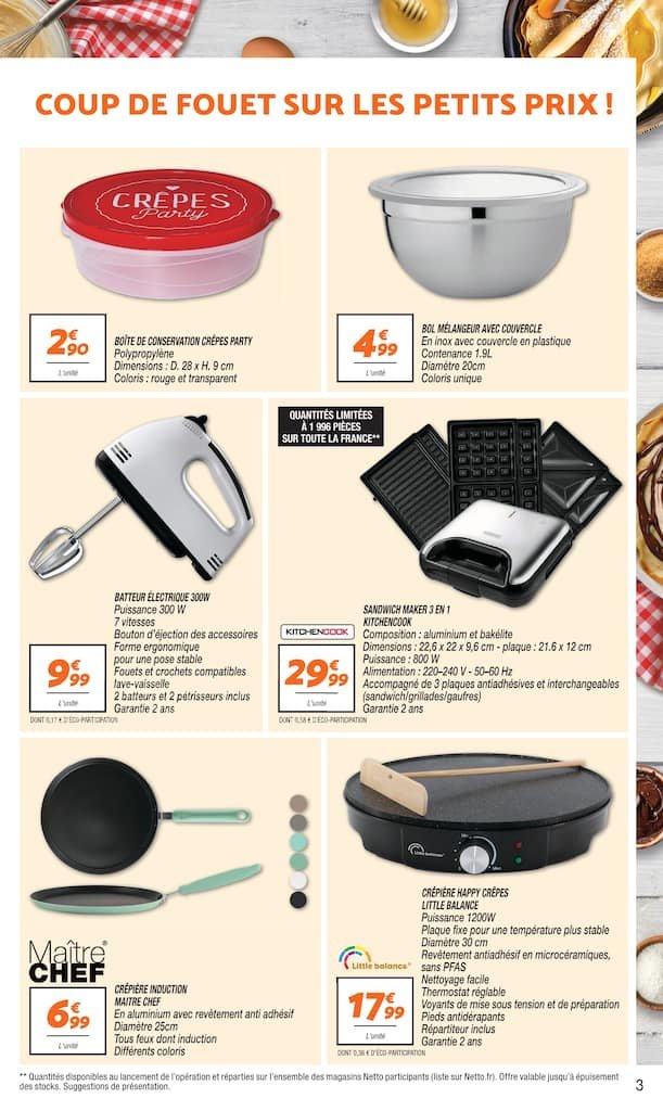 🥣Netto Prospectus: promos yaourts + 6€ dès 40€ d’achat